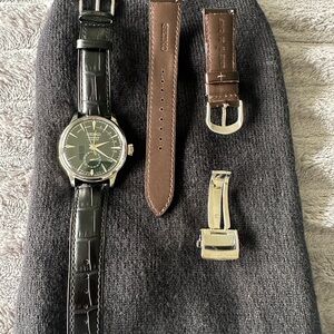 Seiko presage automatic with green dial